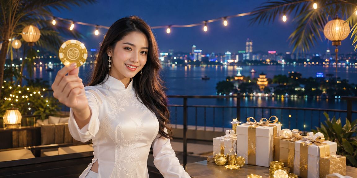 Cảnh cá cược trực tuyến tại Hà Nội với trang phục áo dài truyền thống