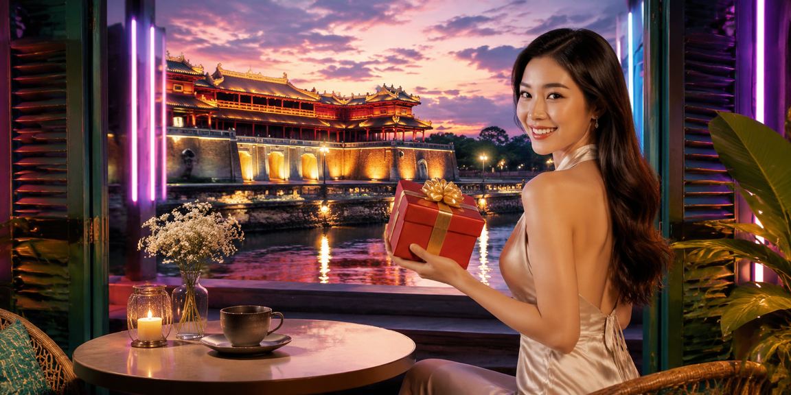 Người chơi thư giãn với bài và cà phê theo phong cách Huế